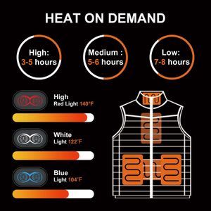 Gokozy Men’s Heated Vest with 10000mAh Battery – Adjustable Warmth