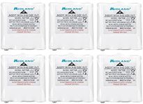 Midland AVP8 Nickel Metal Hydride Battery Packs for LXT Series GMRS Radios (6-Pack)