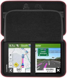 HESPLUS GPS Case for 6-7 Inch Garmin DriveSmart 76/65/61/86, RV 795/780/785, dezl OTR700/610/800, DriveCam™ 76, Garmin Catalyst Car Navigator System, Hard Travel Case with Mesh Bag for Accessories