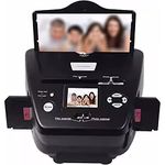Digital Photo Converter, Digital Film & Slide Scanner, 2.4 Inch LCD Screen Capture 3 ½"x5'',4''x6'',5''x7'' Photo Sizes, 35mm Slides & Negatives and Name Cards, Mac and PC Compatible