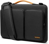 tomtoc 360 Protective Laptop Shoulder Bag for 15-inch New MacBook Air M3 A3114 M2 A2941 2024-2023,15 Inch Microsoft Surface Laptop 5, Water-Resistant Accessory Case for 15-in MacBook Pro A1990 A1707