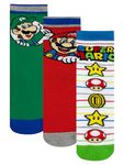 SUPER MARIO socks | Ankle Socks | Mario Game Socks | Boys Socks | 5-8