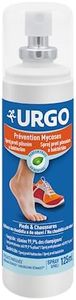 URGO Spray Prévention Mycoses - Assainit et Protège les Pieds et Chaussures - Parfum Menthol - Dès 3 ans - 125ml