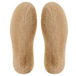 Winter Fluffy Insoles, Thermal Insoles Faux Sheepskin Insoles for Women Men Warm Fleece Wool Thick Replacment Insoles for Boots Sports Shoes(4 UK)