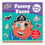 Galt Toys, Funny Faces Sticker Book,Kids Sticker Book, Ages 3 Years Plus