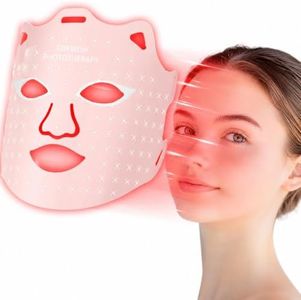 SDKWDH Red Light Therapy for Face, 850nm NIR Mask, Reduce Acne and Wrinkles