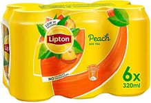 Lipton Peach Ice Tea, Non-Carbonated Refreshing Drink, 10.82 Fl Oz / 320 Milliliter, 6 Pack, Black Tea