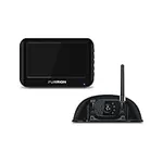 Furrion Vision S Wireless RV Backup Camera System with 4.3-Inch Monitor, 1 Rear Sharkfin, Infrared Night Vision, Wide-Angle View, Hi-Res, IP65 Waterproof, Motion Detection, Microphone - FOS43TASF