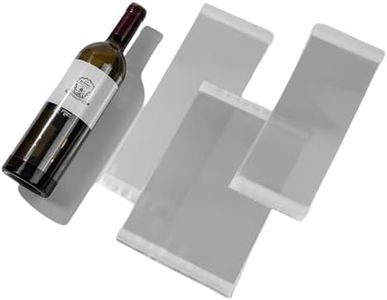 Cabernet Size Wine Label Protector Saver Film - 10 Pieces, 1.0mm Thickness Transparent Wine Label Film for Wine Label Protection Double Sided Sticker Wine Wedding Celebration Present