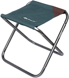 TRIWONDER Mini Folding Camping Stool, Lightweight & Portable Camp Chair Foldable Outdoor Chairs for Travel Picnic Camping Hiking Backpacking, Compact Traveling Foot Stool (Dark Green)