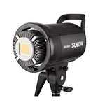 GODOX SL Series SL60W 60W White LED Video Light, 5600K Color Temperature (Remote not Included), BLACK, MEDIUM