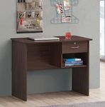 DeckUp Yonne Engineered Wood Study Table and Office Desk (Walnut, Matte Finish)