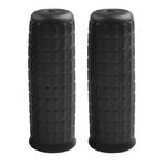 TrailBlitzFit 2Pcs Rubber Handle Grip Covers for Wheelbarrow, Tractors, Mowers Round Tubes Black Replacement Universal Handles-122 x 30mm