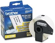 Brother DK-1208 Large Address Paper Label Roll (1.5x3.5400-Count) - Retail Packaging