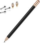 MEKO Stylus Pen for iPad, Capacitive Touchscreen Pencil Magnetic Cap, High Sensitivity & Fine Point Universal for/iPhone/iPad Pro/mini/Air/Android/Microsoft/and All Other Devices (Black)