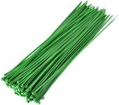 Bolt Dropper Zip Ties Pack of 100-12'' Green Heavy Duty Cable Ties - 40lb Strength Self-Locking Nylon Wire Ties - Weather-Resistant Zip Tie for Cable Management and Securing Various Items