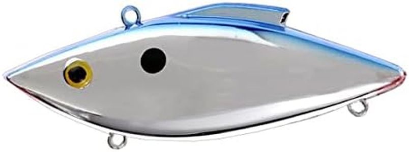 Rat-L-Trap Bill Lewis RT25B, 1/2-Ounce, Chrome/Blue Back