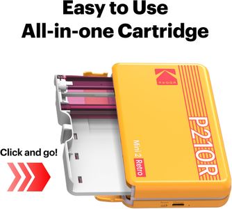 KODAK Mini 2 Retro Photo Printer – White Portable Instant Printer