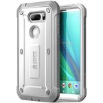 SUPCASE Unicorn Beetle Pro Full-Body Rugged Holster Case for LG V30 2017 Release, White/Gray