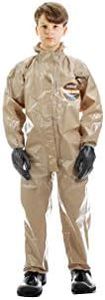 MIRA SAFETY M MIRA SAFETY Suit Disposable Protective Coverall with Hood and Elastic Cuff Size (YL)