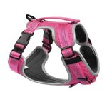 Embark Sports Dog Harness, No Pull Dog Harness with 2 Leash Clips, Dog Harness for Large Dogs anti pull dog harness Front & Back with Control Handle, Adjustable, Soft & Padded Puppy Harness