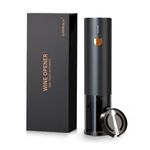 YYDSBAYS Electric Wine Bottle Opener Automatic Corkscrew Professional for Wine Lovers Luxury Gift (Rose Gold, Opener with Foil Cutter, Gift Box, Rechargeable, One-Touch)