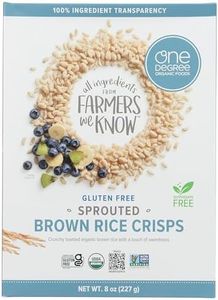 One° Cereal Rice Crisp Brown, 8 Oz