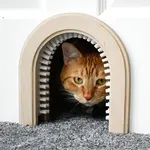 CATHOLE Wood Cat Door Classic Model