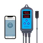 Inkbird IHC-200 WiFi Humidity Controller Hygrostats Humidistat Humidifier Dehumidifier with Wireless Alarm for Greenhouse Garden Grow Tent Plant Growing Seeding Reptile Incubation