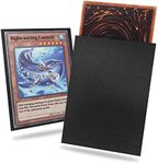 Black Yu-gi-oh Card Sleeve 200 Pack, Japanese Small Card Sleeves 62x89mm, Back Textured Perfect Shuffling, Protect Your Japanese Sized Trading Cards Kpop Photocard Never Tear