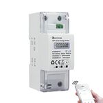 KETOTEK WiFi Power Monitors Bidirectional KWh Meter DIN-Rail Electric Meter Smart Single Phase Energy Monitor Tuya/Smart Life App Remote Monitoring 5(65) A 90-250V