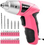 Hi-Spec 27 Piece Pink 4.8V Cordless