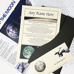 An Acre of Land on the Moon Gift Set in a Presentation Folder - Personalised with the name of your choice