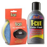 T-Cut Grey Scratch Remover Color Fast Paintwork Restorer Car Polish - 500ml plus a Wax Applicator Set with Handle * 13 Colours Available