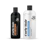 Curly Hair Hydrating Cleanser and Light Gel Combo | Curly Hair Products | Hair care for curly hair | Magic hair care for curls | Shea butter | Coconut | Created by Savio John Pereira ( Pack of 2 )