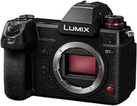 Panasonic LUMIX S1HE Full Frame Mirrorless Camera, 6K Video Recording With Flip Screen (Full-Frame Capture, 4:2:2 10-bit Internal Recording, Camera Body Only, Black)