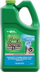 Green Gobbler Enzyme Drain Cleaner | Controls Foul Odors & Breaks Down Grease, Paper, Fat & Oil in Sewer Lines, Septic Tanks & Grease Traps | 1 Gallon