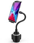 Gooseneck Car Cup Tablet Holder, woleyi Universal Cup Tablet Mount for Truck, Car, Treadmill, Spinning Bike, for iPad Pro 12.9 Air Mini, Galaxy Tabs, iPhone More 4-13" Phone and Tablets