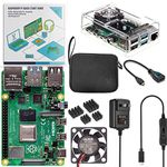 Vilros - Raspberry Pi 4 Complete Kit with Fan-Cooled Transparent Case