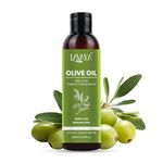 Lavaya® Olive Oil For Hair & Skin Care — For Face Massage, Fine Lines & Wrinkles Care | Promotes Hair Growth, Hair Nourishment & Moisturization | 100% Pure, Natural & Cold-Pressed, Vitamin E-(200ml)