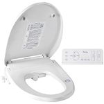 Davivy Bidet Toilet Seat,Smart Bidet Seat,Electric Bidet Toilet Seat,Bidet Seat Elongated,Bidet Heated Seat - Warm Water,Remote Control,Warm Air Dryer,Adjustable Water Pressure,Easy to Install