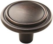 Amerock | Cabinet Knob | Oil Rubbed Bronze | 1-1/4 inch (32 mm) Diameter | Everyday Heritage | 1 Pack | Drawer Knob | Cabinet Hardware