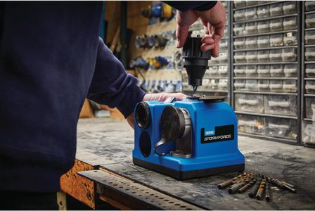 Draper 230V Drill Bit Sharpener – Electric Tool for Metal Bits
