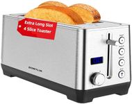 Toaster 4 Slice, DOWYLIK Extra Wide