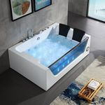 WhirlWell 71x47 in. Alcove Whirlpoo
