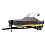 Classic Accessories StormPro Heavy-Duty Ski & Wakeboard Tower Boat Cover, Fits Boats 17-19 ft Long, Beam Width to 102 in Wide