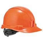 Hard Hat, Cap Style, Ratchet Suspension, Class E, Ergodyne Skullerz 8970 , Orange, Medium