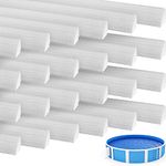 Frienda Peel and Stick Above Ground Pool Cove Long Add Protection to Swimming Pool Liner for Above Ground Pools, White (33 Inch, 24 Pcs)