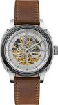 Director Mens Analogue Automatic-self-Wind Watch with Calfskin Bracelet I09902