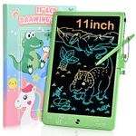 LCD Writing Tablet for Kids, 11 inch Doodle Board Electronic Drawing Tablet Drawing Pads, Learning Toys Christmas Birthday Gifts for 3 4 5 6 7 8 Years Old Girls Boys (Green)